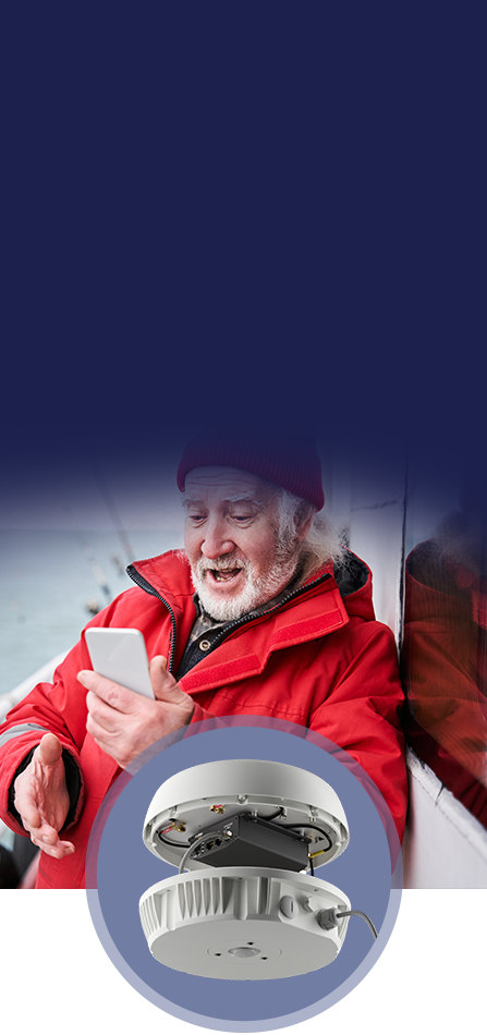 DEDICATED 4G/5G SOLUTION FOR FISHING BOATS