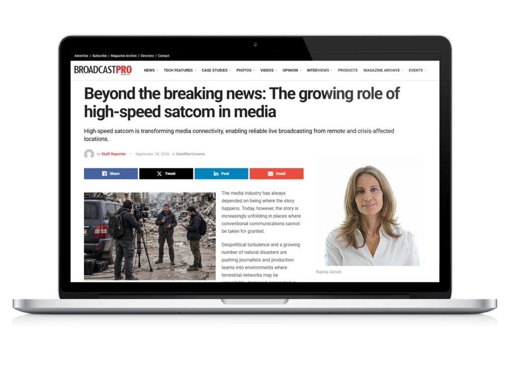 Bandwidth Should Follow the Story: IEC Telecom on the Future of Media Satcom